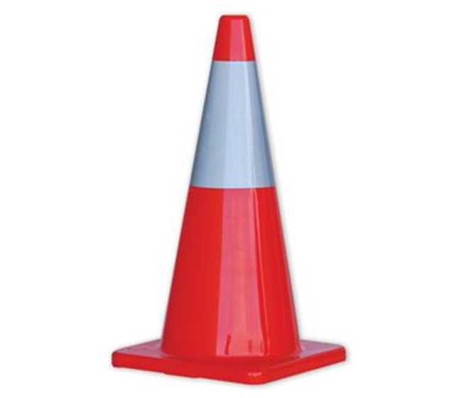 Picture of Hi-Vis Orange Traffic Cone with Reflective Band 700mm