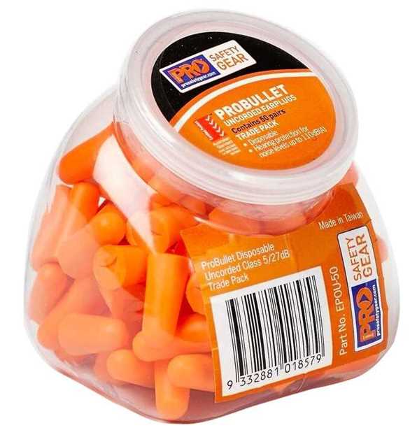 Picture of ProChoice ProBullet Uncorded Earplugs 50pk