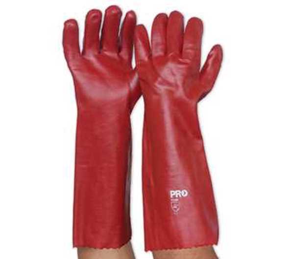Picture of ProChoice Red PVC Glove Long 45cm