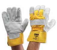 Picture of ProChoice Yellow Grey Leather Glove