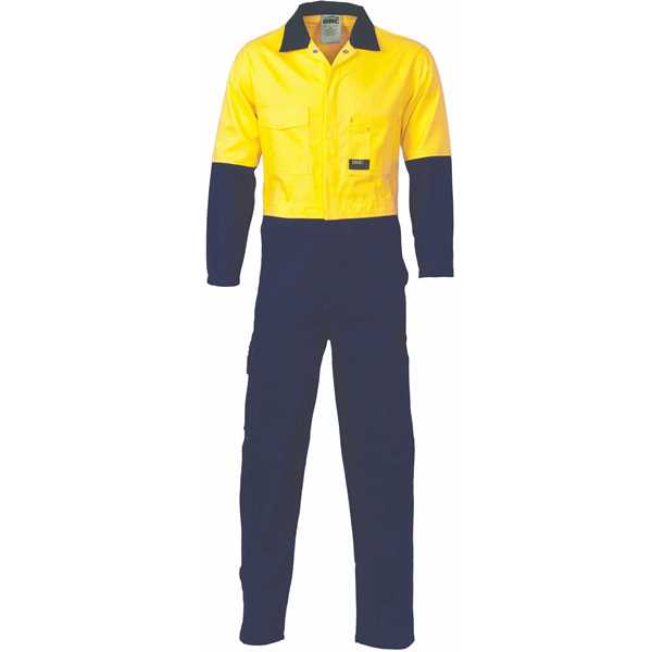 Picture of DNC Hi Vis Two Tone Cotton Coverall