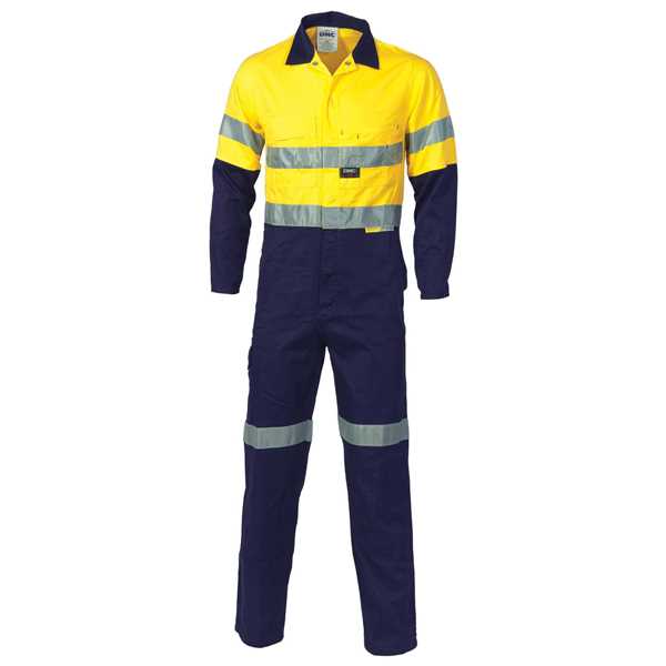Picture of DNC Two Tone Cotton Coverall with 3M R/Tape