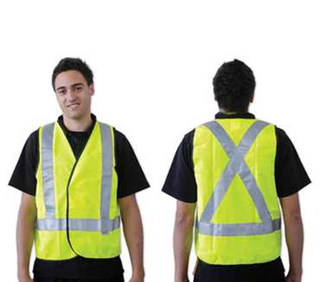 Picture of ProChoice X Back Safety Vest - Fluoro Yellow - Day/Night Use