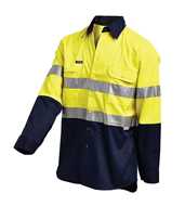 Picture of Workit Hi Vis Lightweight Taped L/S Shirt