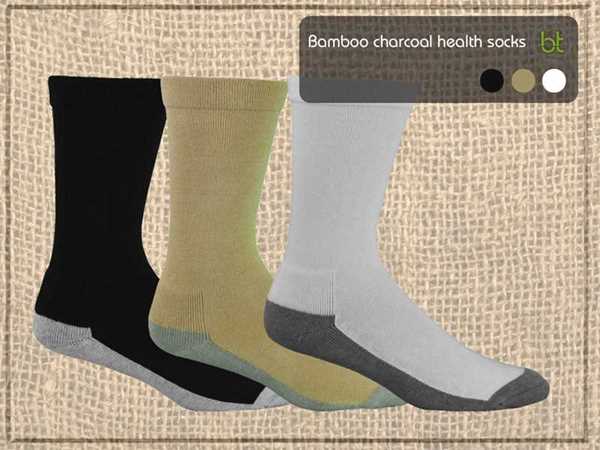 Picture of Bamboo Textiles Charcoal Health Socks