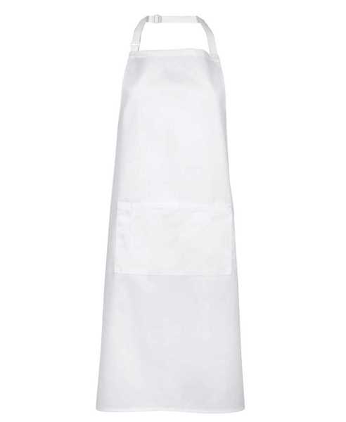 Picture of JB's Bib Apron with Pocket - White