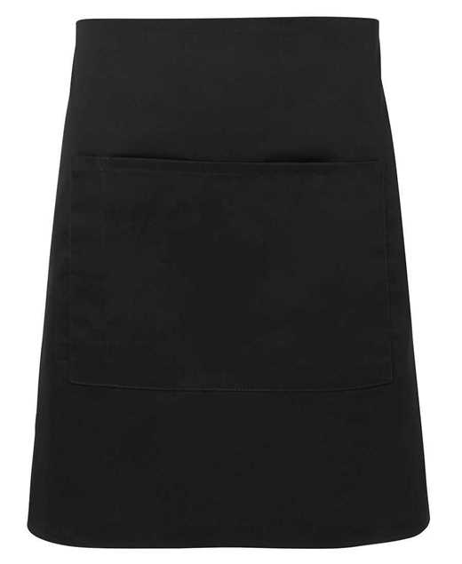 Picture of JB's Short Waist Apron with Pocket - Black