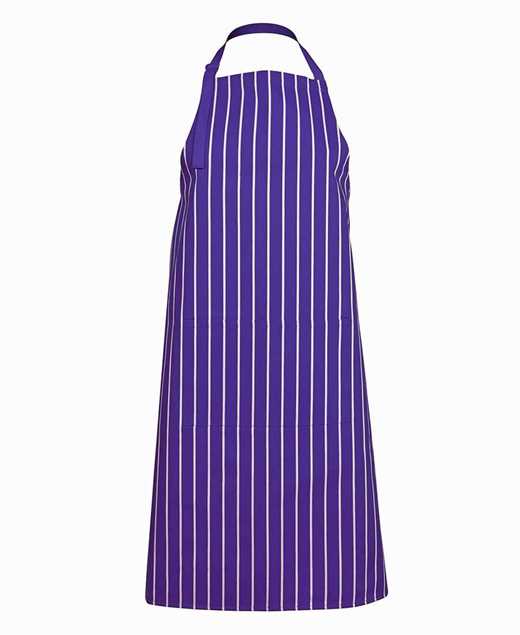 Picture of JB's Striped Bib Apron with Pocket - Asstd Colours