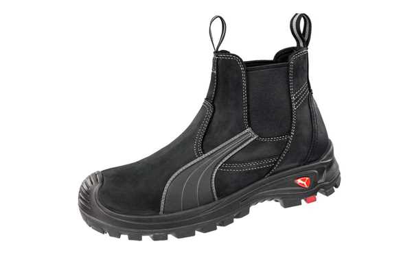 Picture of Puma Tanami Black Elastic Sided Safety Boot 630347