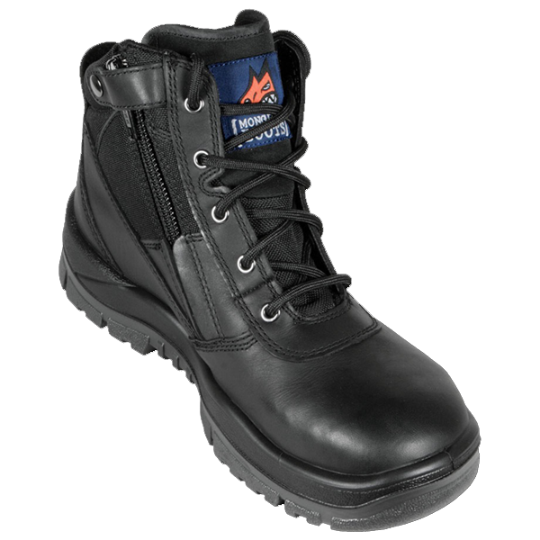 Picture of Mongrel P Series Black Zip Sider Safety Boot 261020