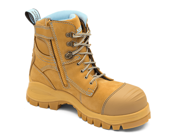 Picture of Blundstone Style 892 Zip Up Wheat Leather Safety Boot