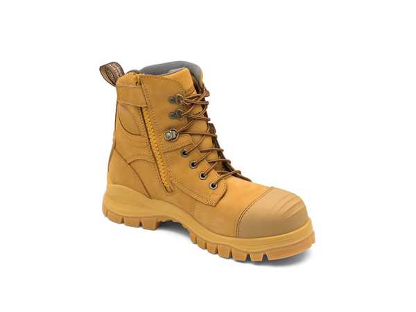 Picture of Blundstone Style 992 Zip Up Wheat Leather Safety Boot