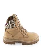Picture of Steel Blue Ladies Southern Cross Zip Jungle/Sand Boot